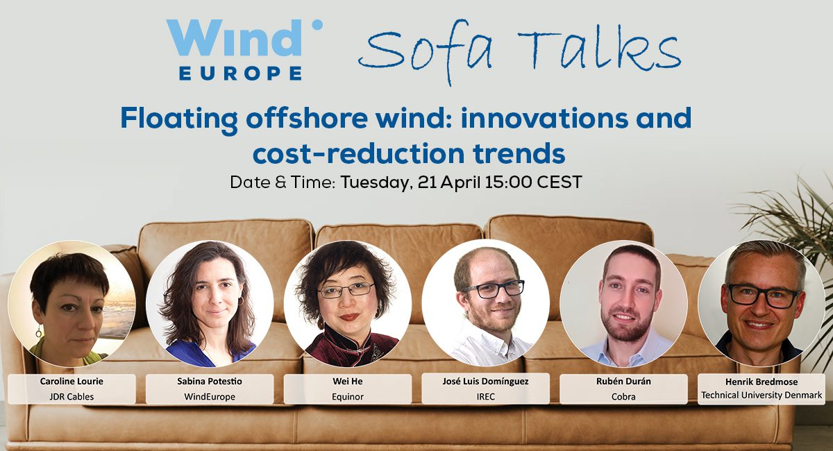 Webinar - Sofa Talks "Floating offshore wind: innovations and cost-reduction trends"