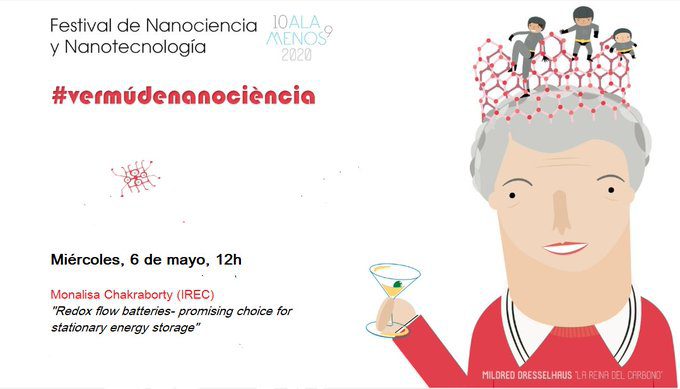 Vermut de Nanociencia "Redox flow batteries- promising choice for stationary energy storage"