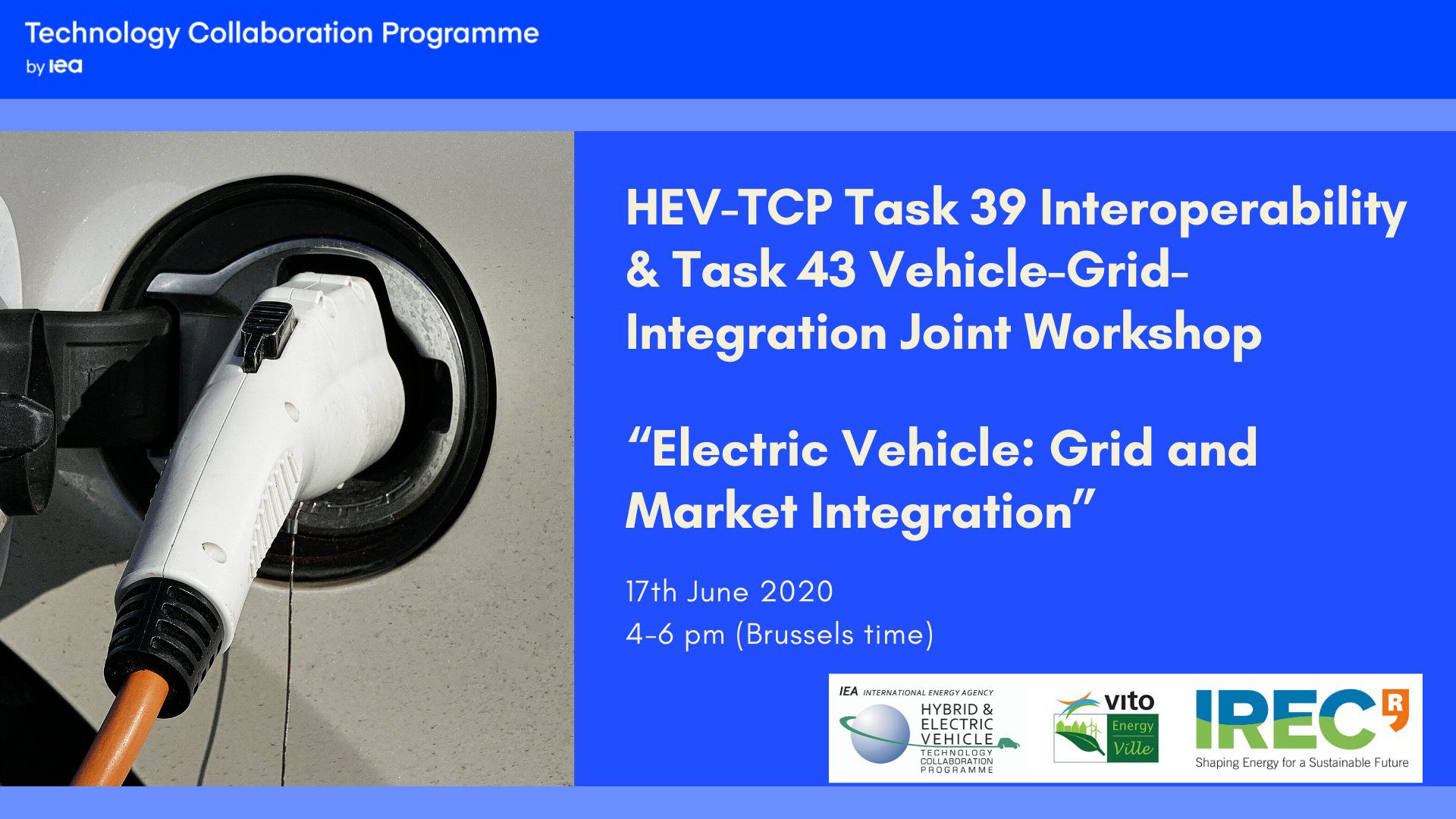 Webinar "Electric vehicle: Grid and market integration"