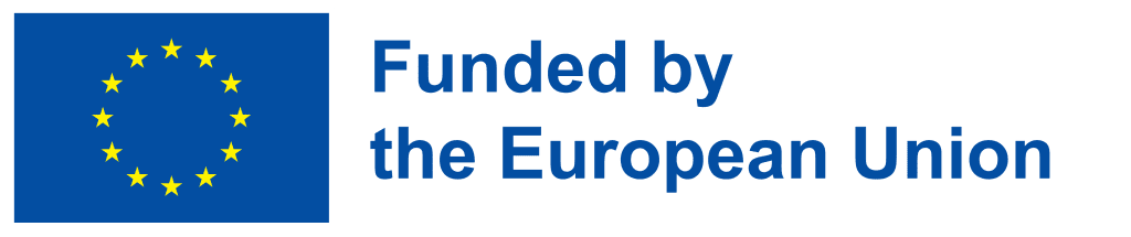 Institutional logo "Funded by the European Union", collaborator of Prima