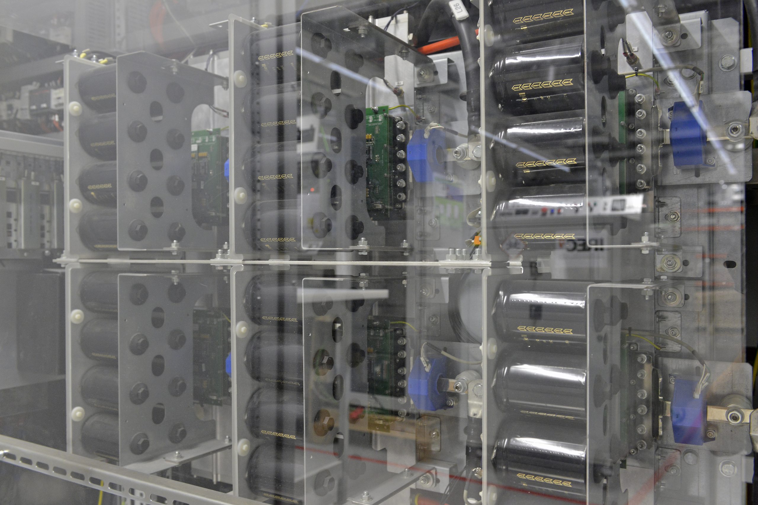 Advanced laboratory machinery for energy storage research, battery system testing and grid-scale storage optimisation in renewable energy applications.