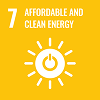 Icono del ODS 7 Energía Asequible y No Contaminante, eje central del proyecto de divulgación sobre transición energética de GARA.