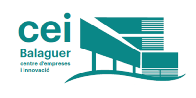 Logo of CEI Balaguet centre d'empreses i innovació, a regional partner supporting the territorial distribution of GARA educational resources.