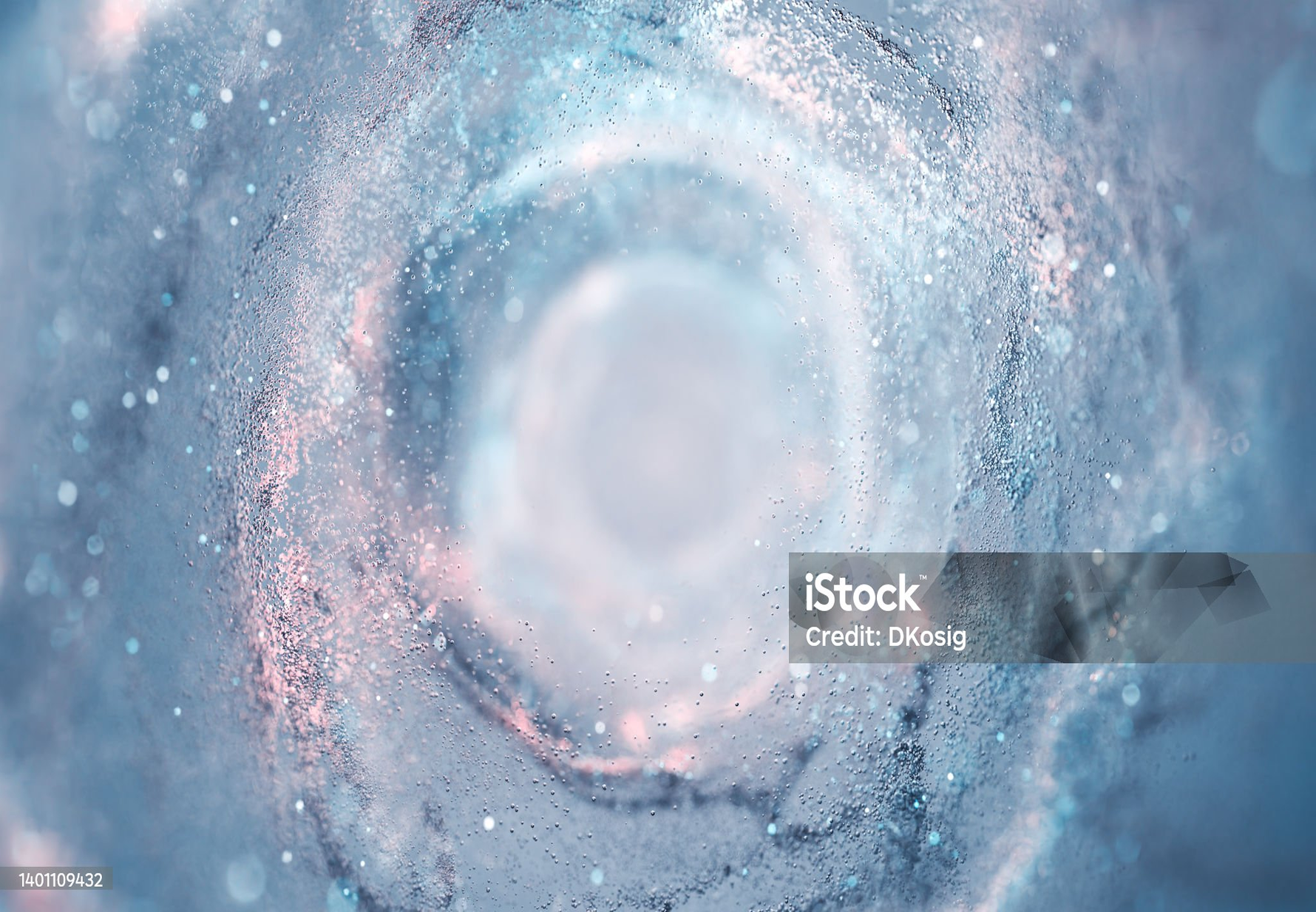 Abstract blue and pink swirling energy particle vortex representing innovation and strategic pillars of the PRIMA platform.